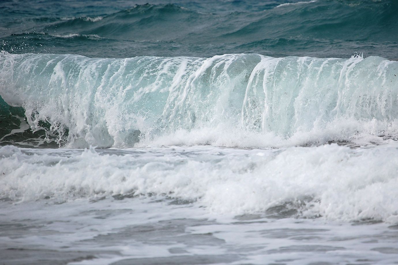 Wave on the beach of Crete Wave on the beach of Crete